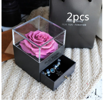 Eternal Flower Rose Jewelry Box