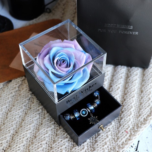 Eternal Flower Rose Jewelry Box